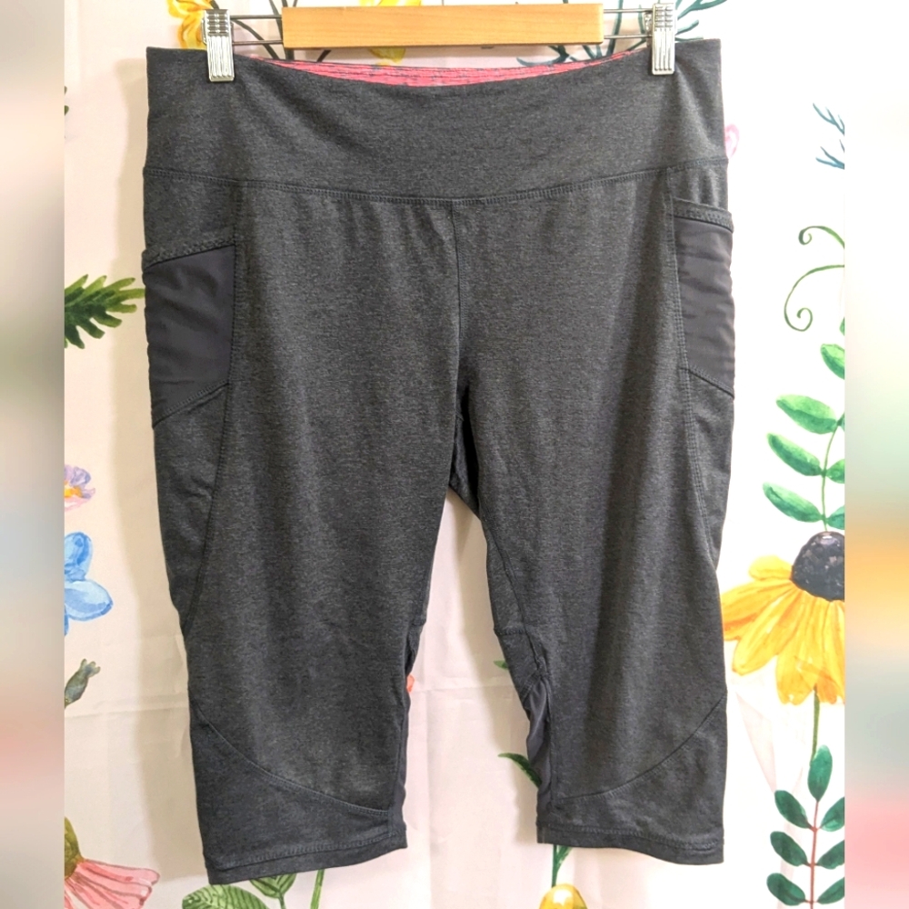 Tangerine Gray workout capris